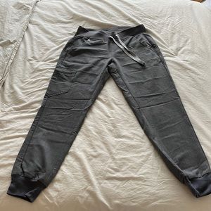 Never Worn Gray FIGS Jogger Scrubs